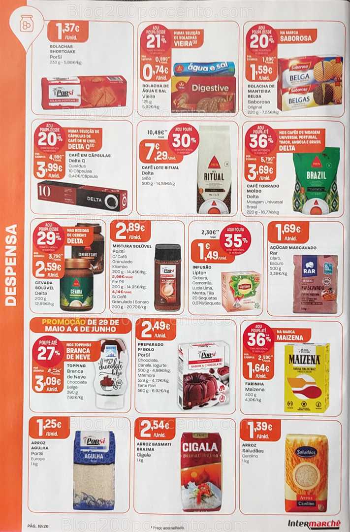 Antevisão Folheto INTERMARCHÉ Promoções de 29 maio a 4 junho all
