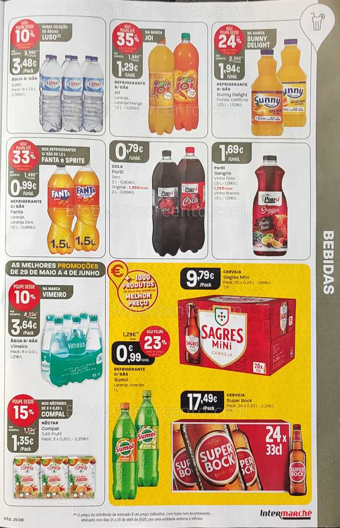 Antevisão Folheto INTERMARCHÉ Promoções de 29 maio a 4 junho all