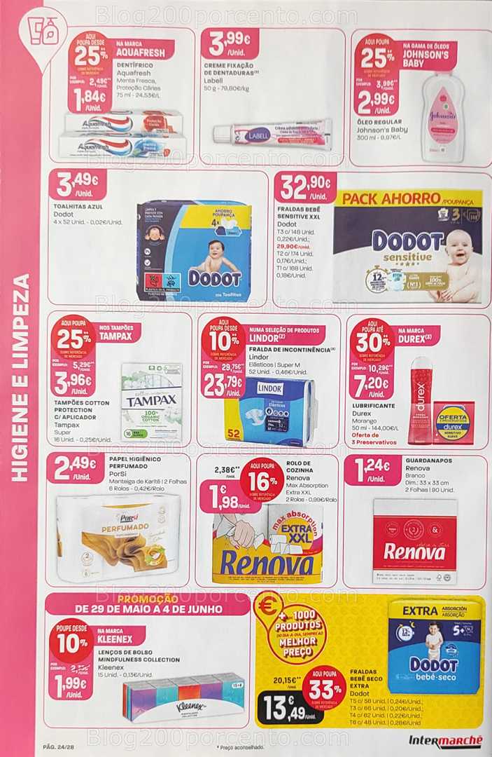 Antevisão Folheto INTERMARCHÉ Promoções de 29 maio a 4 junho all