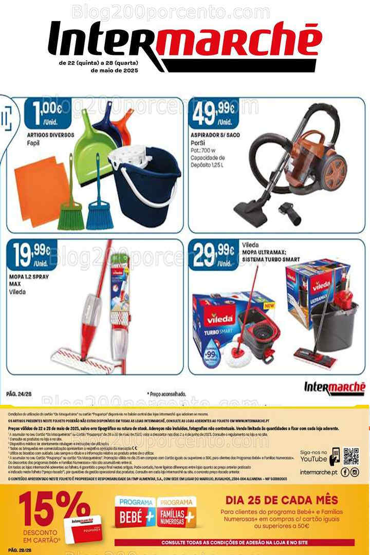 Antevisão Folheto INTERMARCHÉ Bazar Promoções de 22 a 28 maio all