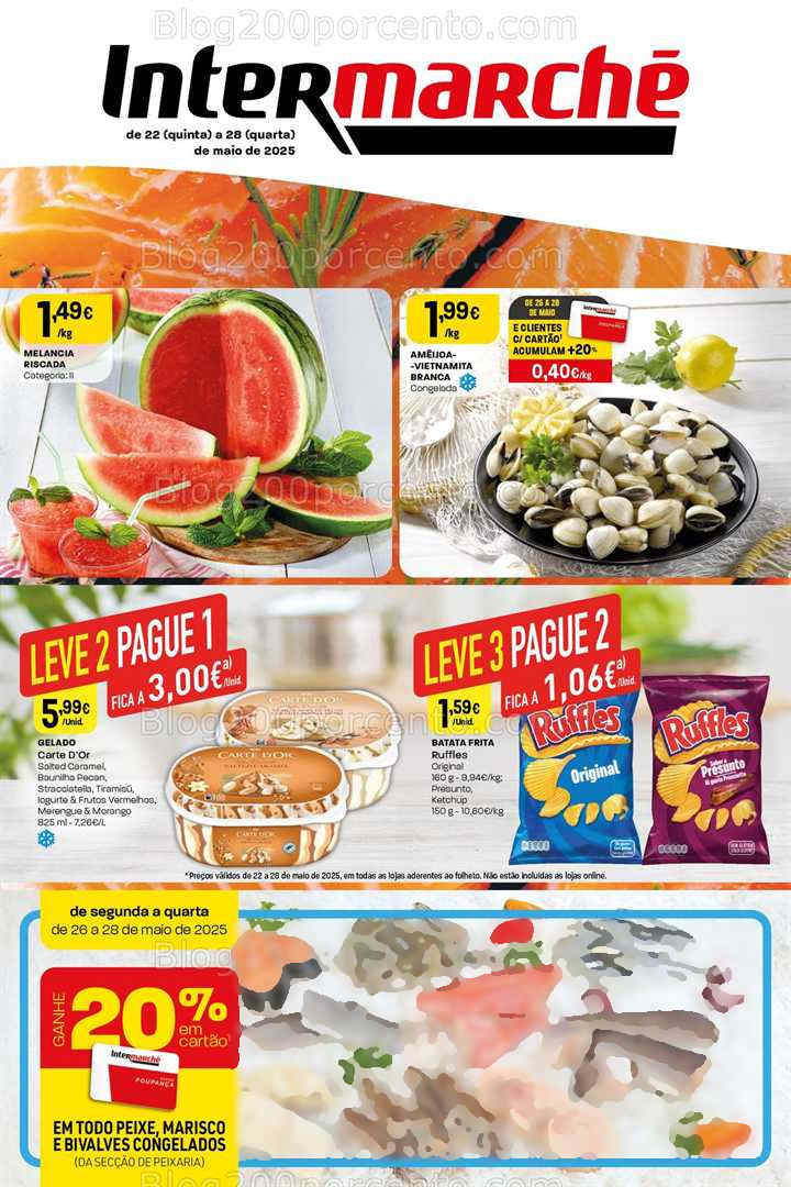 Antevisão Folheto INTERMARCHÉ Mini Promoções de 22 a 28 maio all