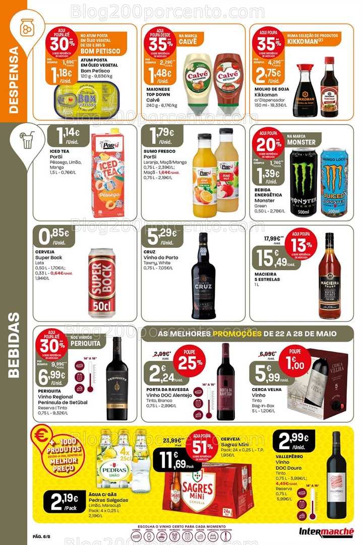 Antevisão Folheto INTERMARCHÉ Mini Promoções de 22 a 28 maio all