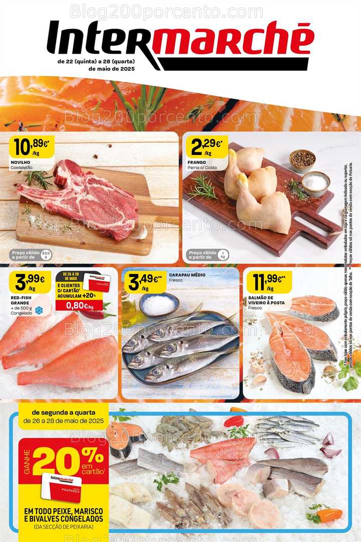 Antevisão Folheto INTERMARCHÉ Super Promoções de 22 a 28 maio all