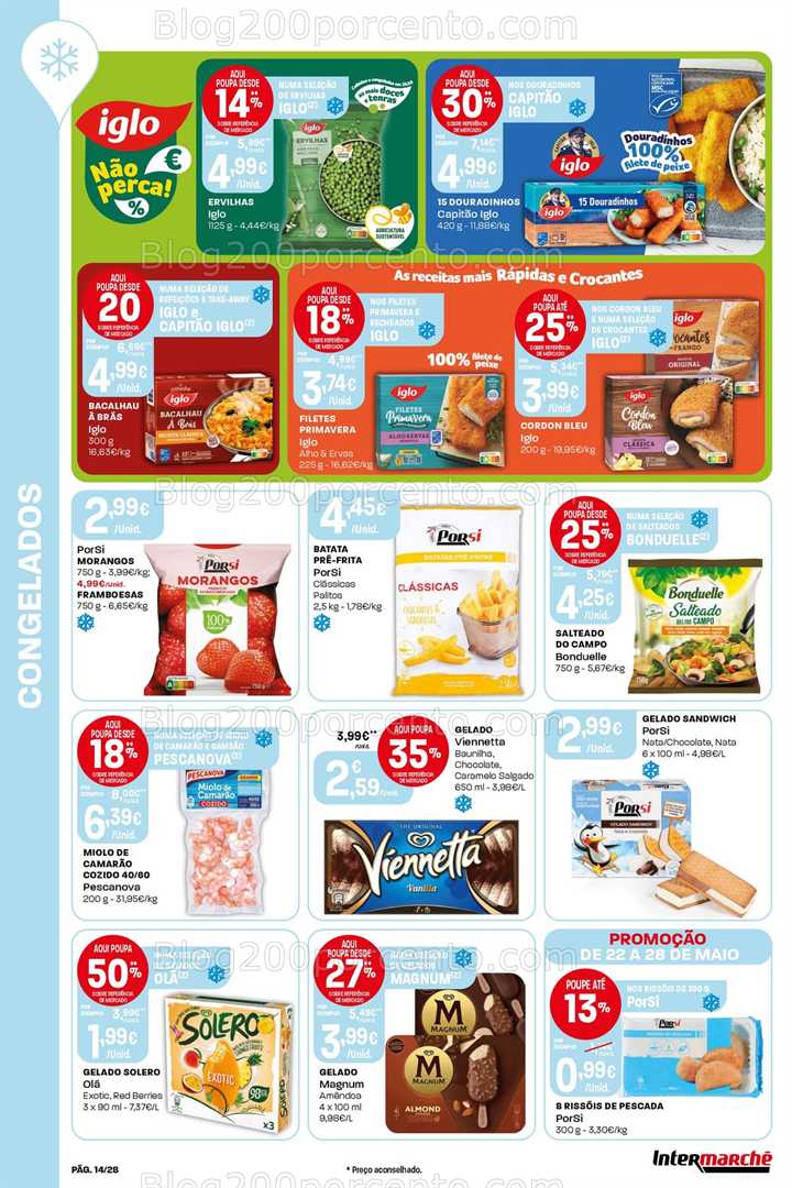 Antevisão Folheto INTERMARCHÉ Super Promoções de 22 a 28 maio all