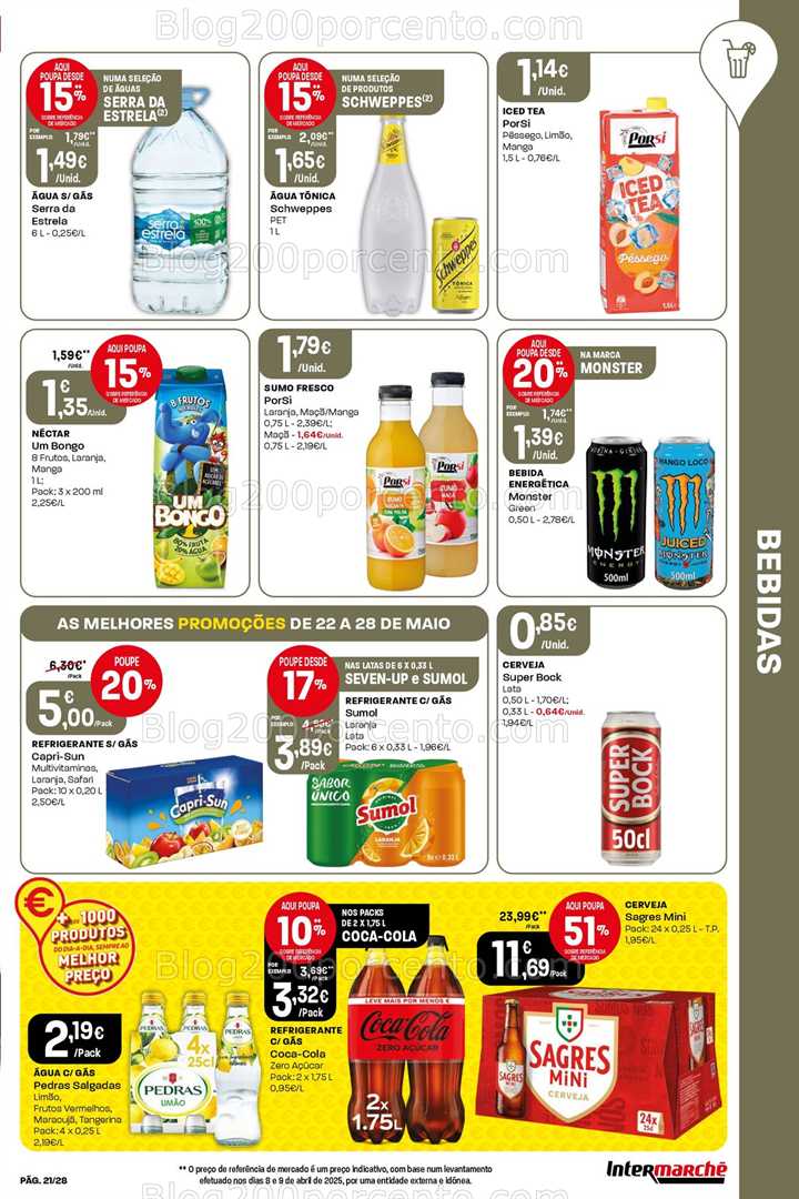 Antevisão Folheto INTERMARCHÉ Super Promoções de 22 a 28 maio all