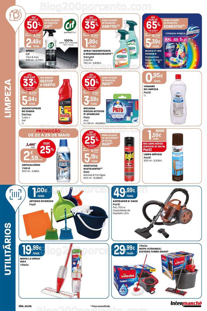 Antevisão Folheto INTERMARCHÉ Super Promoções de 22 a 28 maio all