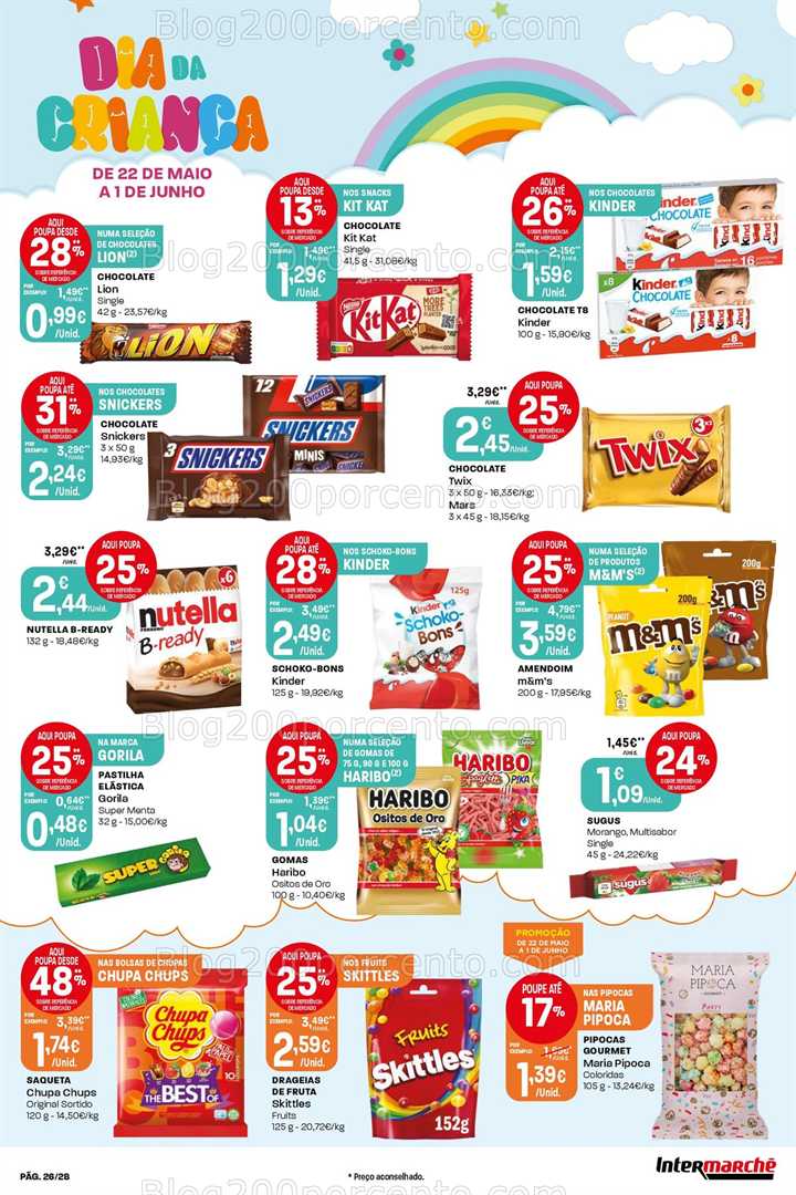 Antevisão Folheto INTERMARCHÉ Super Promoções de 22 a 28 maio all