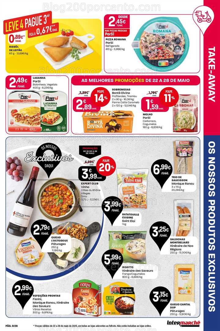 Antevisão Folheto INTERMARCHÉ Super Promoções de 22 a 28 maio all