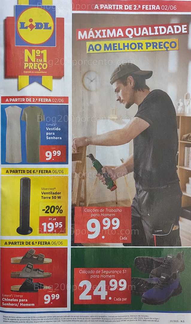 Antevisão Folheto LIDL Promoções de 2 a 8 junho bazar 2 junho