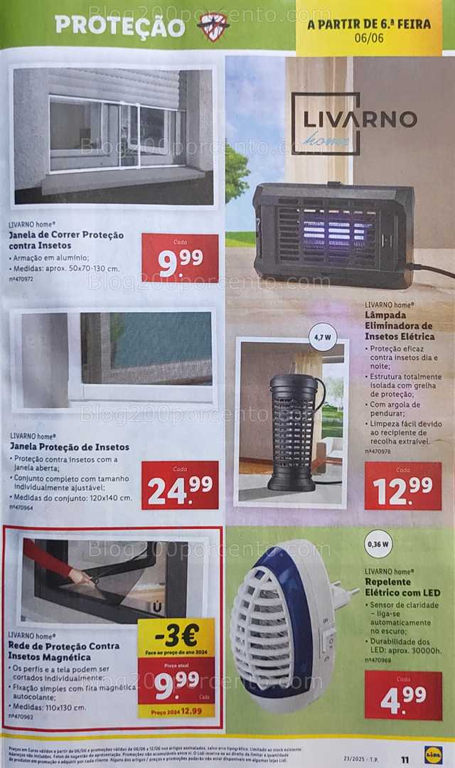 Antevisão Folheto LIDL Bazar Promoções a partir de 6 junho bazar 6ª Feira