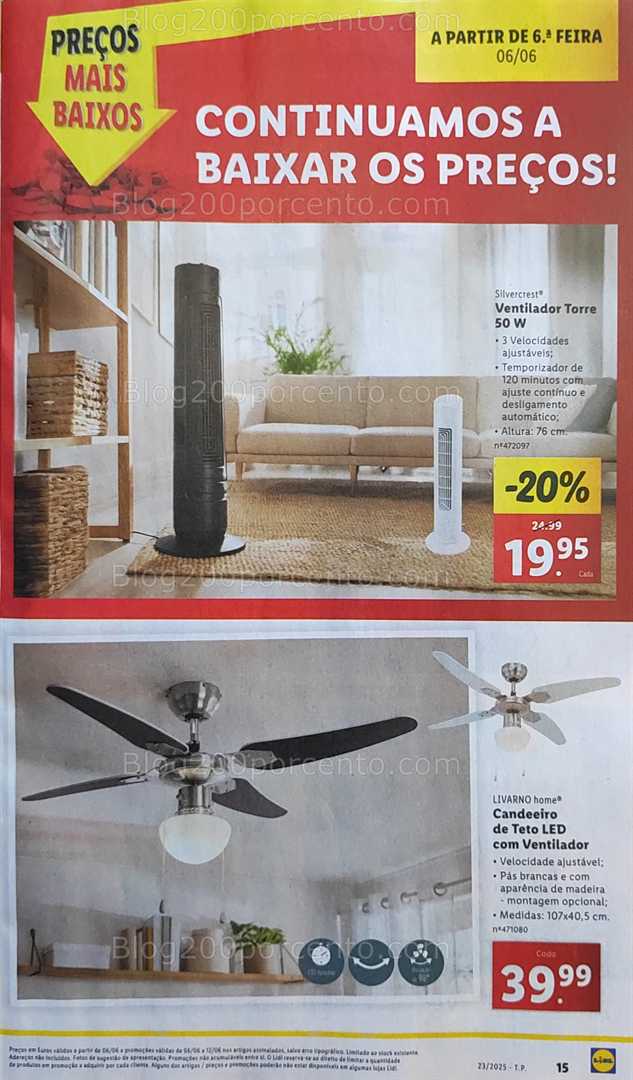 Antevisão Folheto LIDL Bazar Promoções a partir de 6 junho bazar 6ª Feira