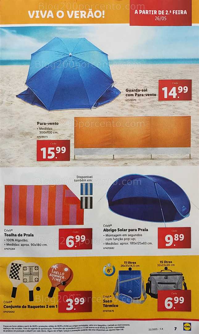 Antevisão Folheto LIDL Bazar Promoções de 26 maio a 5 junho all