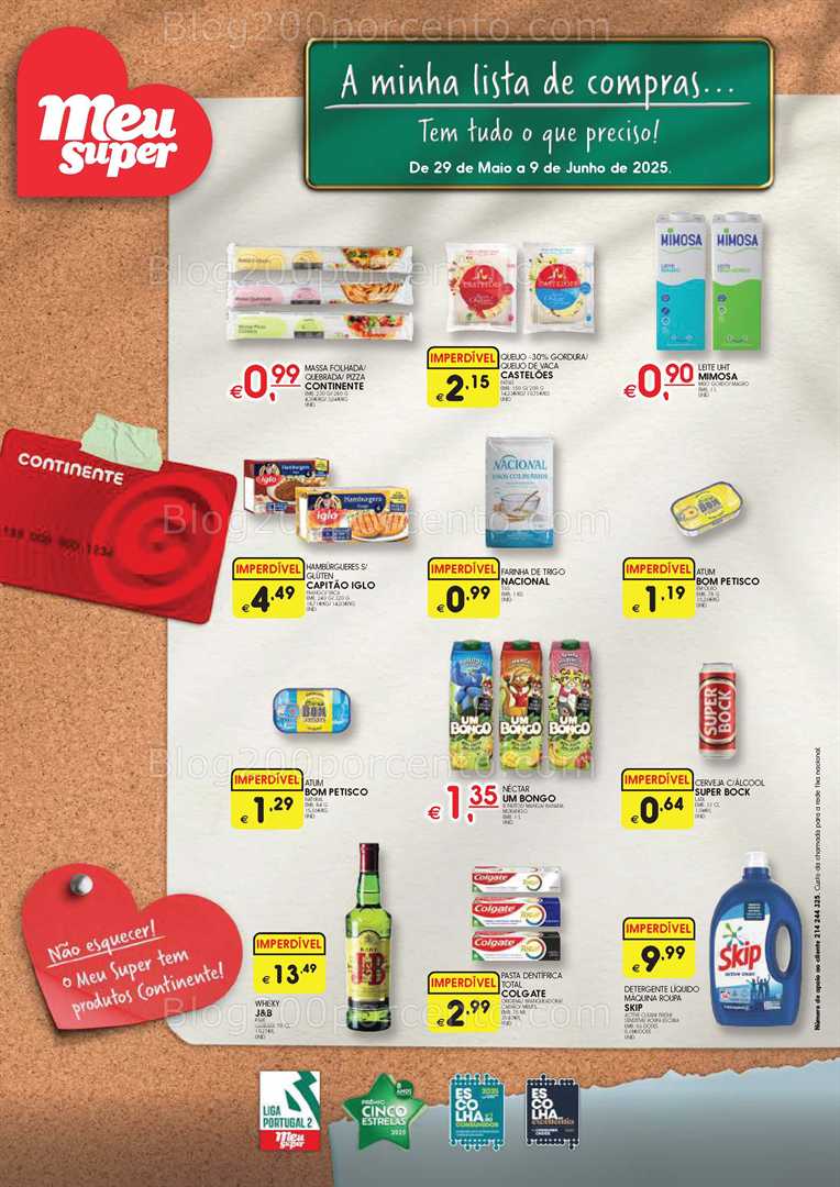 Antevisão Folheto MEU SUPER Promoções 29 maio a 9 junho