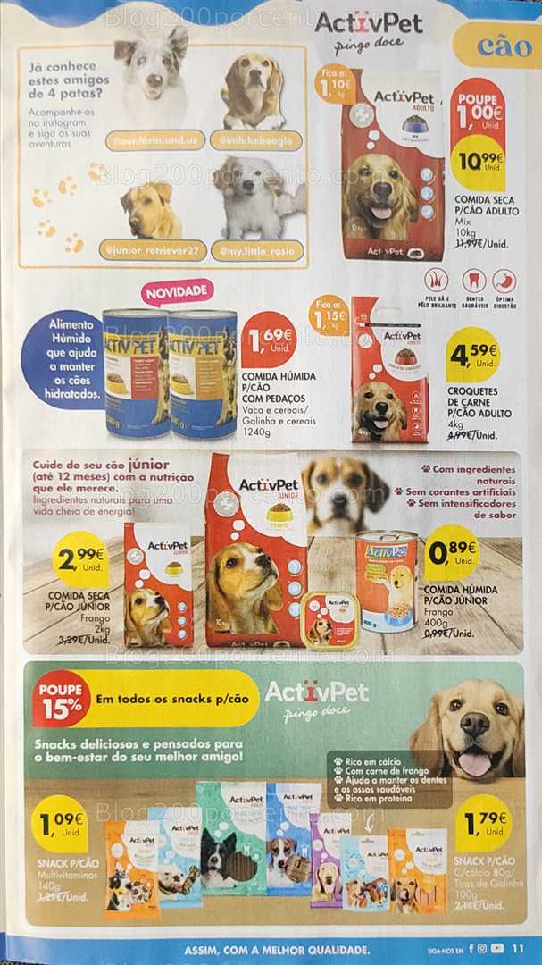 Antevisão Folheto PINGO DOCE Pets Promoções de 27 maio a 9 junho all