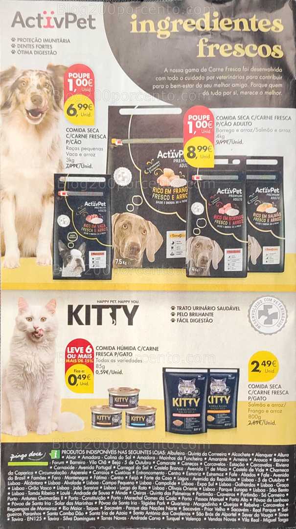 Antevisão Folheto PINGO DOCE Pets Promoções de 27 maio a 9 junho all