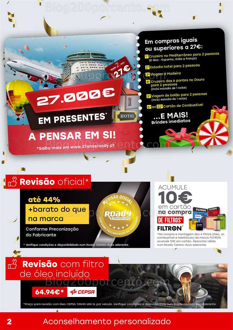 Antevisão Folheto ROADY Promoções de 29 maio a 29 junho