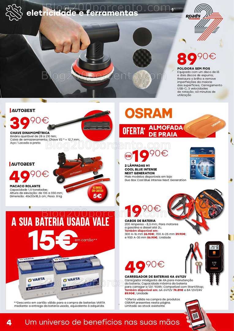 Antevisão Folheto ROADY Promoções de 29 maio a 29 junho