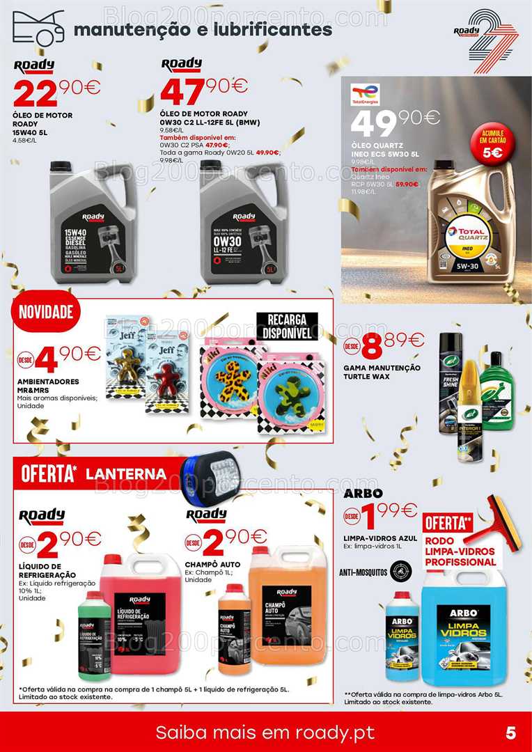Antevisão Folheto ROADY Promoções de 29 maio a 29 junho