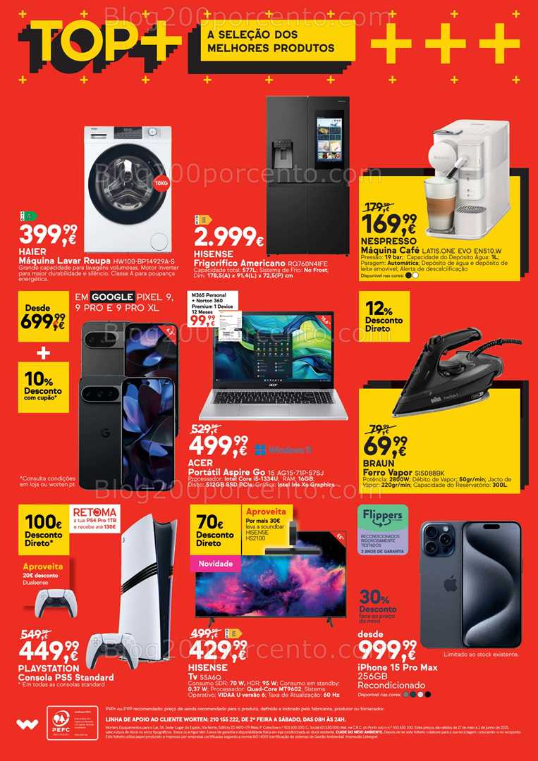 Antevisão Folheto WORTEN Promoções de 27 maio a 2 junho all