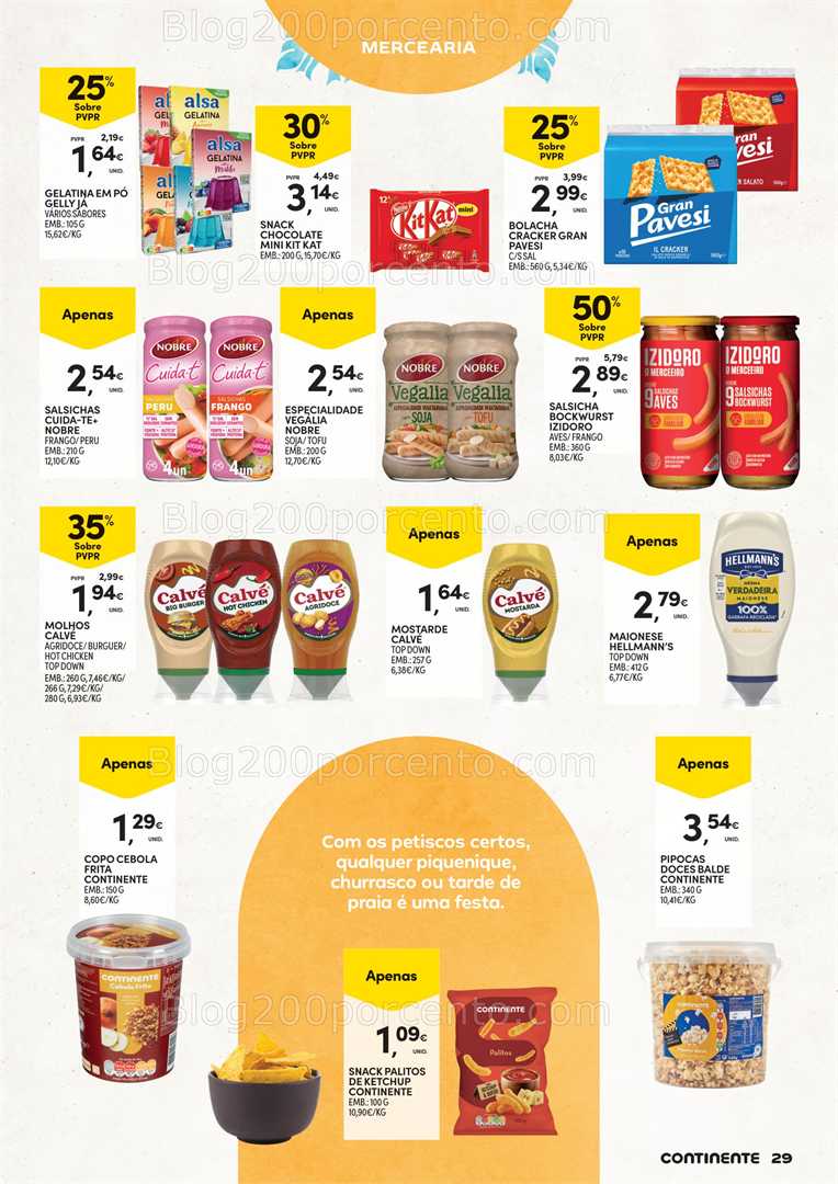 Antevisão Folheto CONTINENTE Açores Verão Promoções até 16 junho