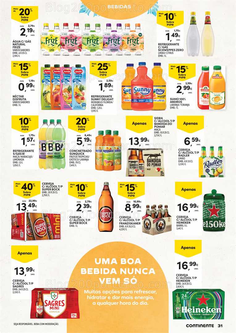 Antevisão Folheto CONTINENTE Açores Verão Promoções até 16 junho