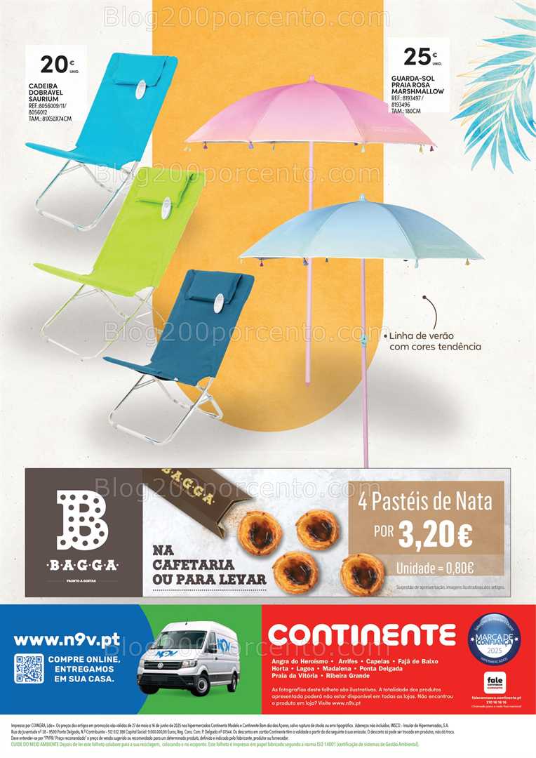 Antevisão Folheto CONTINENTE Açores Verão Promoções até 16 junho