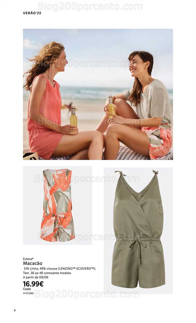 Antevisão Folheto LIDL Esmara Verão all