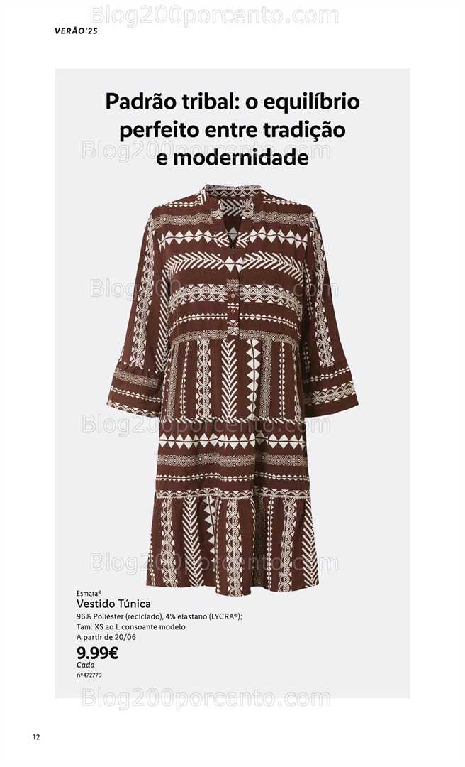 Antevisão Folheto LIDL Esmara Verão all
