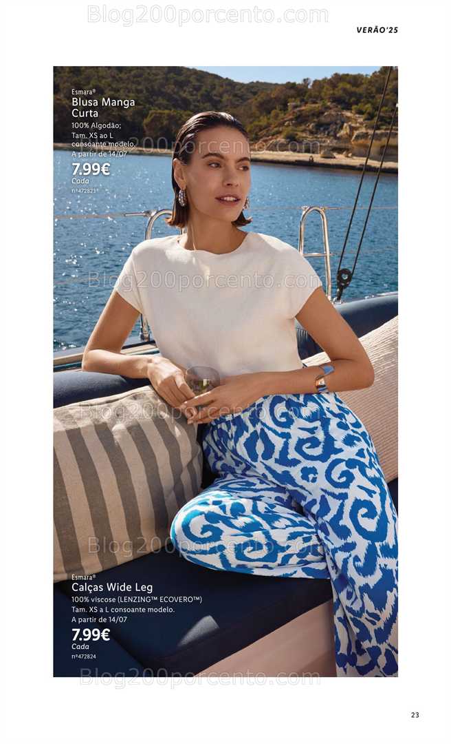Antevisão Folheto LIDL Esmara Verão all