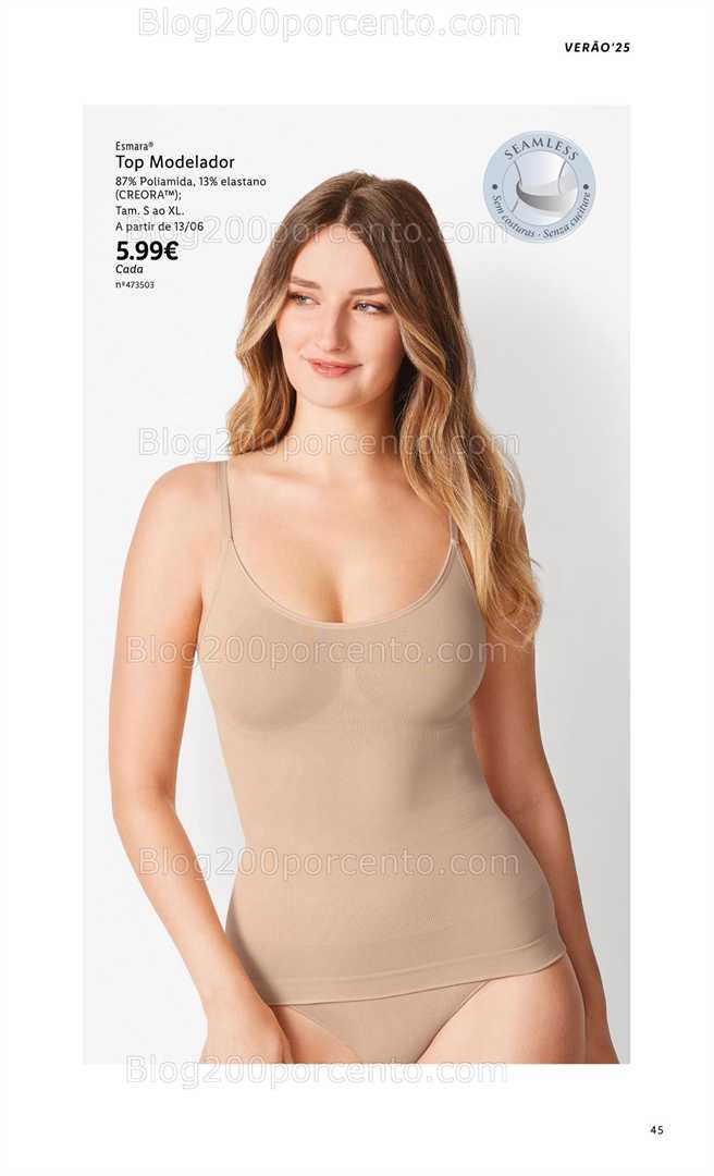 Antevisão Folheto LIDL Esmara Verão all