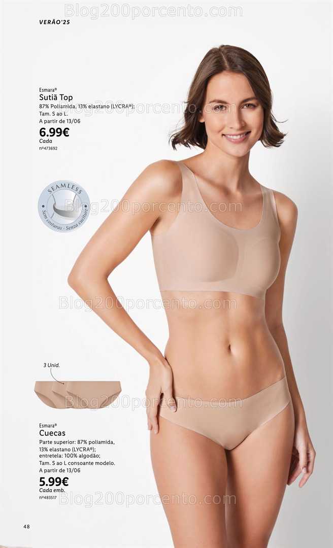 Antevisão Folheto LIDL Esmara Verão all