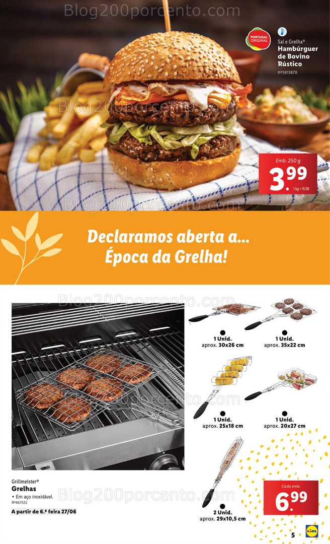 Antevisão Folheto LIDL Verão Promoções a partir de 2 junho all