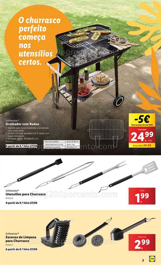 Antevisão Folheto LIDL Verão Promoções a partir de 2 junho all