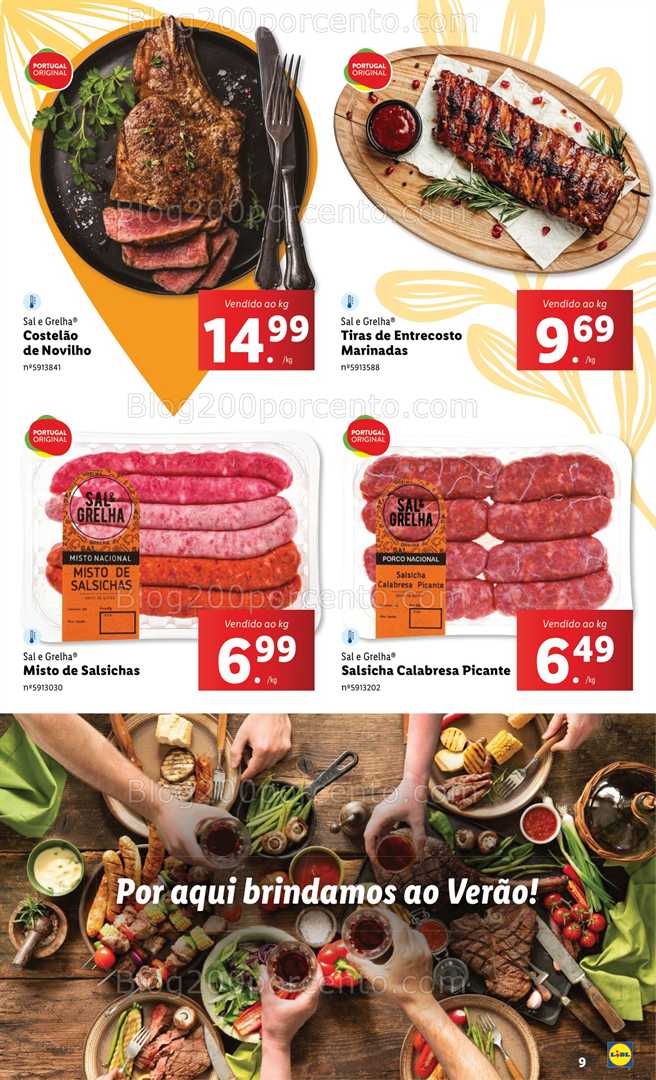 Antevisão Folheto LIDL Verão Promoções a partir de 2 junho all