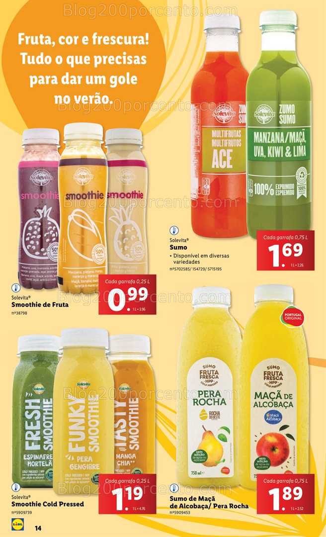 Antevisão Folheto LIDL Verão Promoções a partir de 2 junho all