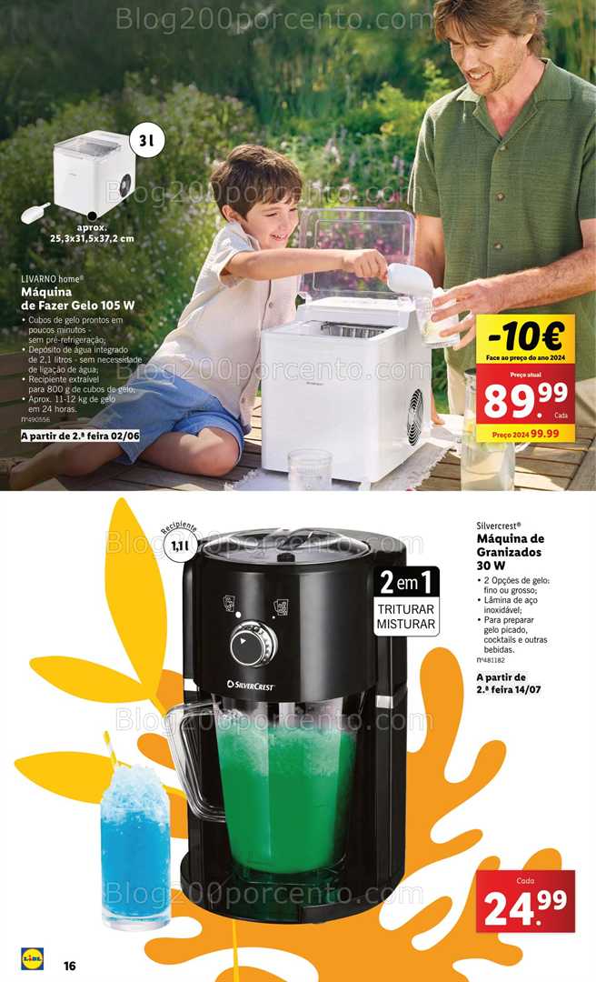 Antevisão Folheto LIDL Verão Promoções a partir de 2 junho all