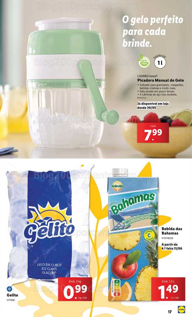 Antevisão Folheto LIDL Verão Promoções a partir de 2 junho all