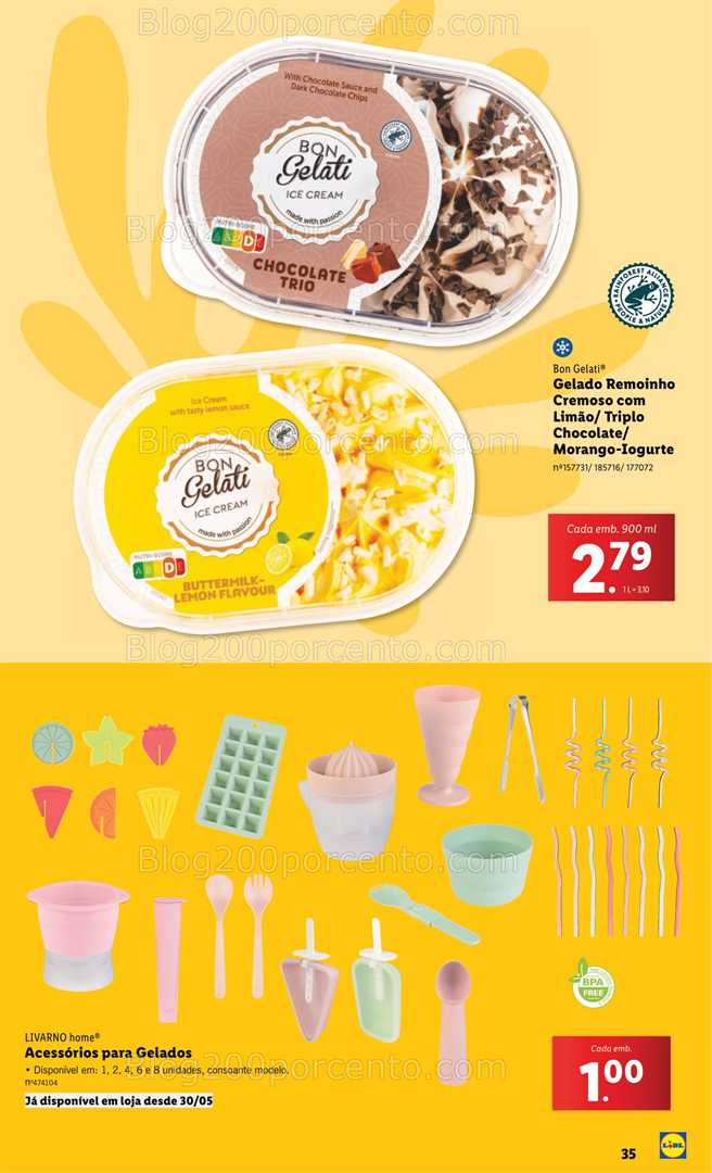 Antevisão Folheto LIDL Verão Promoções a partir de 2 junho all