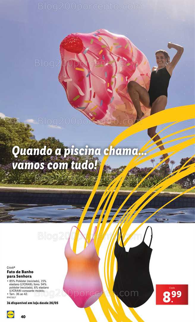 Antevisão Folheto LIDL Verão Promoções a partir de 2 junho all