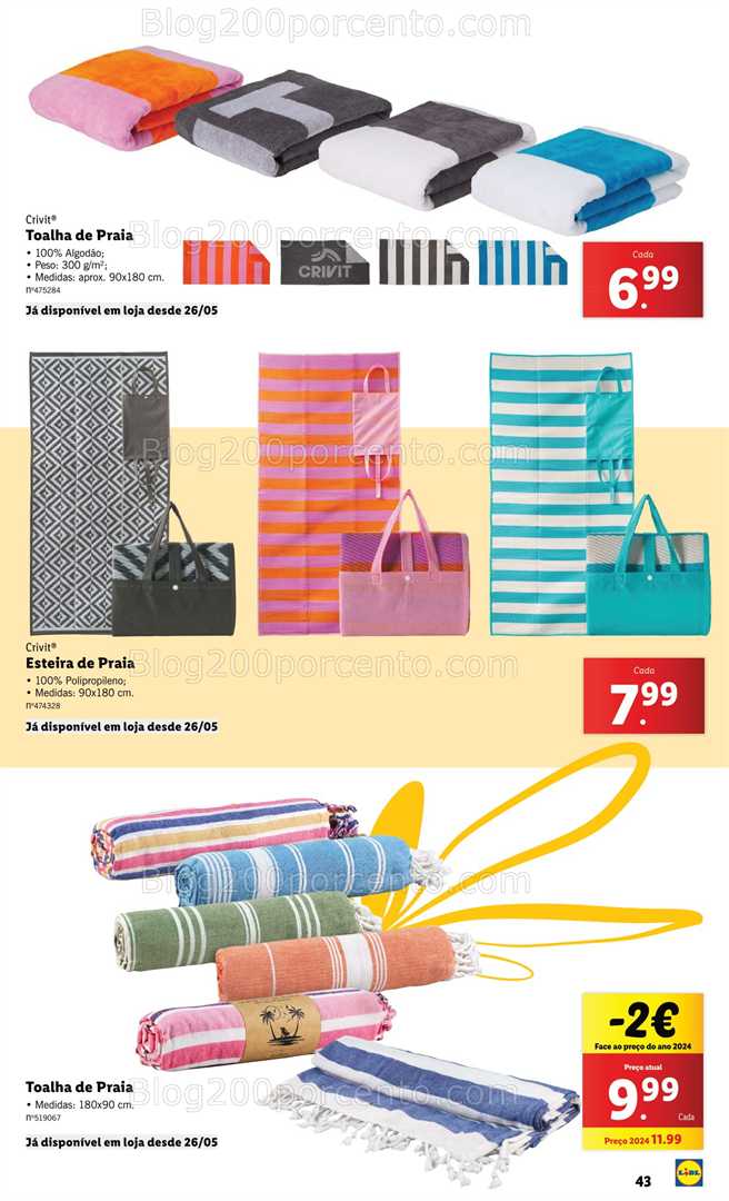 Antevisão Folheto LIDL Verão Promoções a partir de 2 junho all