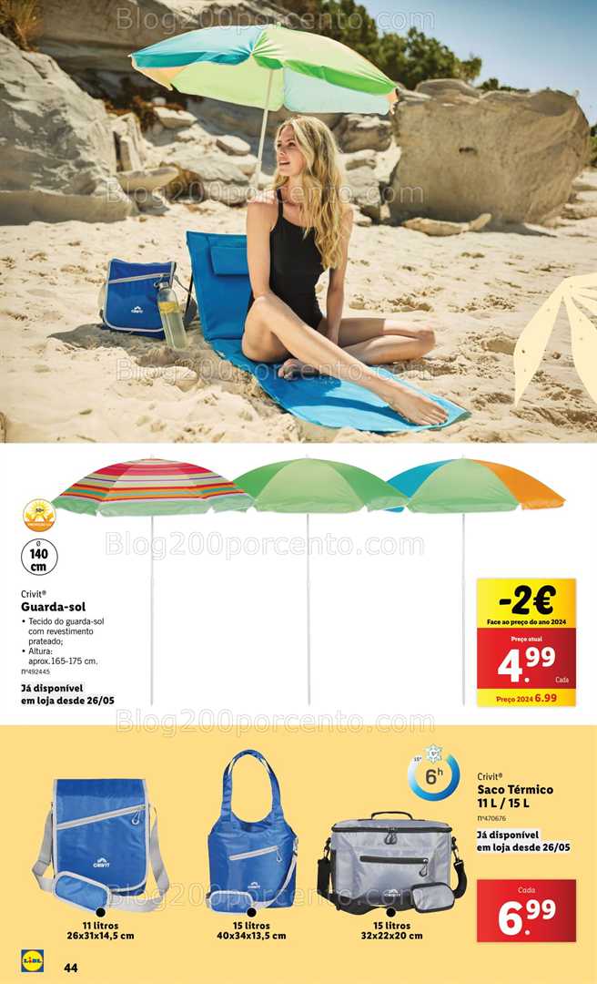 Antevisão Folheto LIDL Verão Promoções a partir de 2 junho all