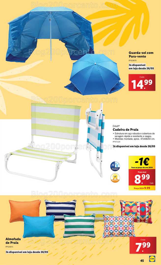 Antevisão Folheto LIDL Verão Promoções a partir de 2 junho all
