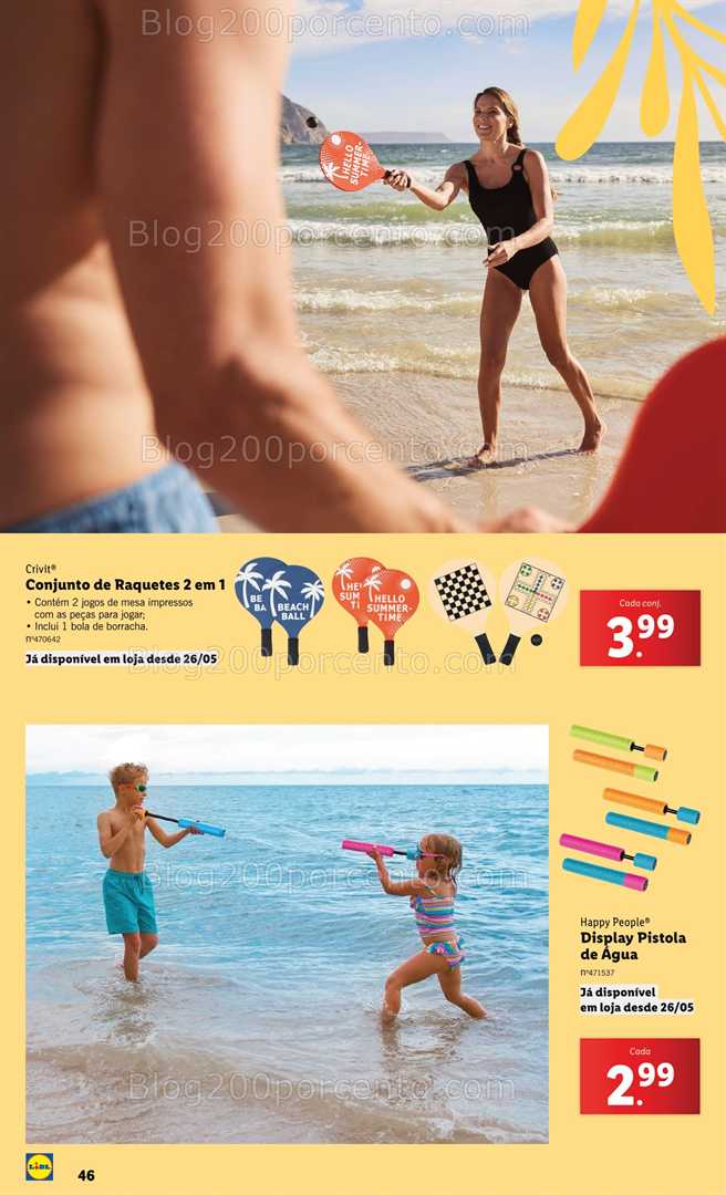 Antevisão Folheto LIDL Verão Promoções a partir de 2 junho all