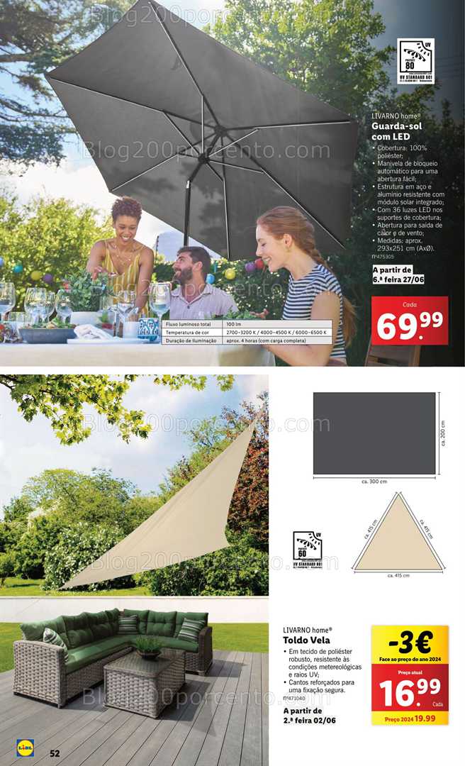 Antevisão Folheto LIDL Verão Promoções a partir de 2 junho all