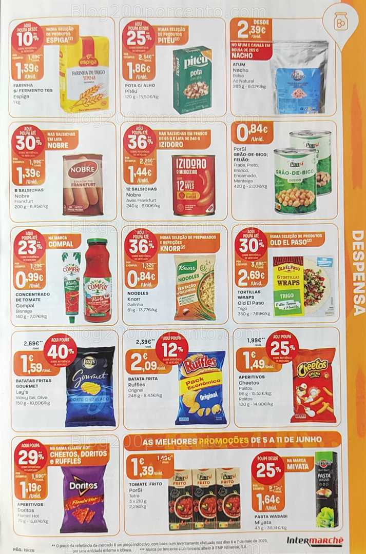Antevisão Folheto INTERMARCHÉ Super Promoções de 5 a 11 junho all