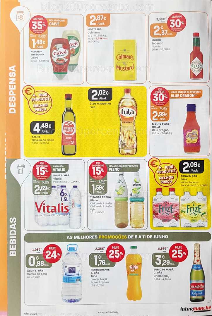 Antevisão Folheto INTERMARCHÉ Super Promoções de 5 a 11 junho all