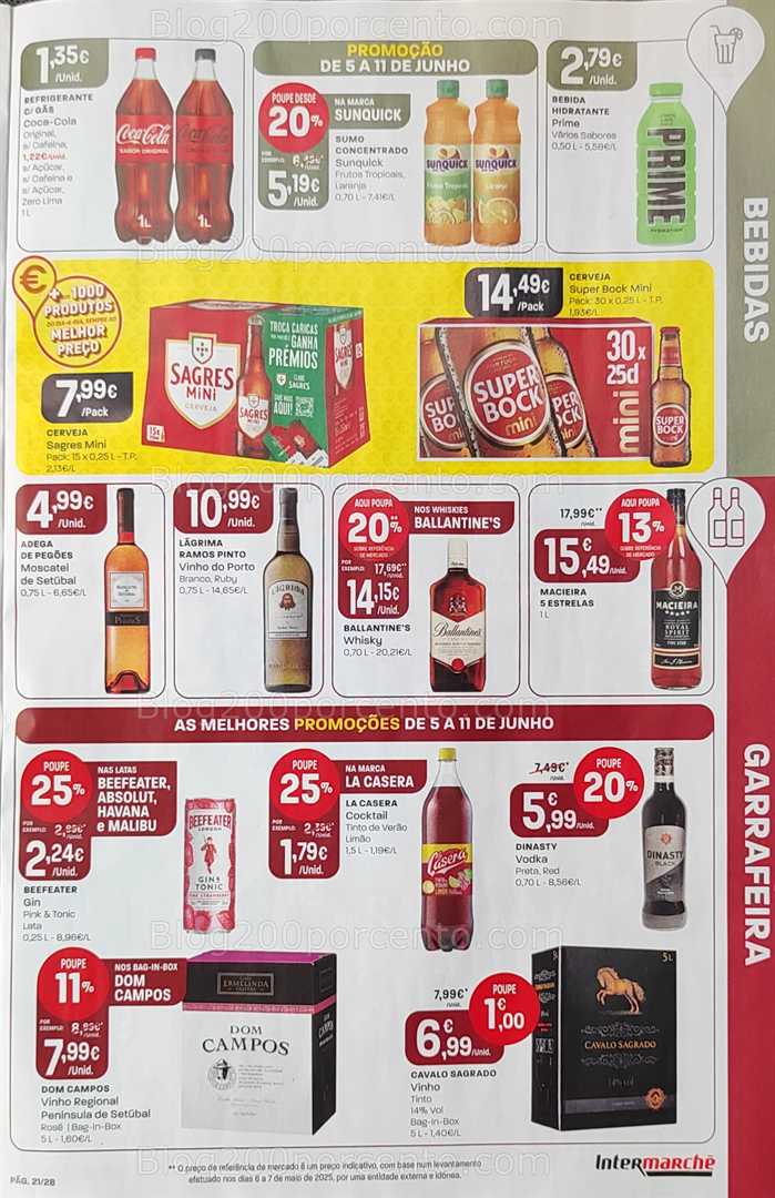 Antevisão Folheto INTERMARCHÉ Super Promoções de 5 a 11 junho all