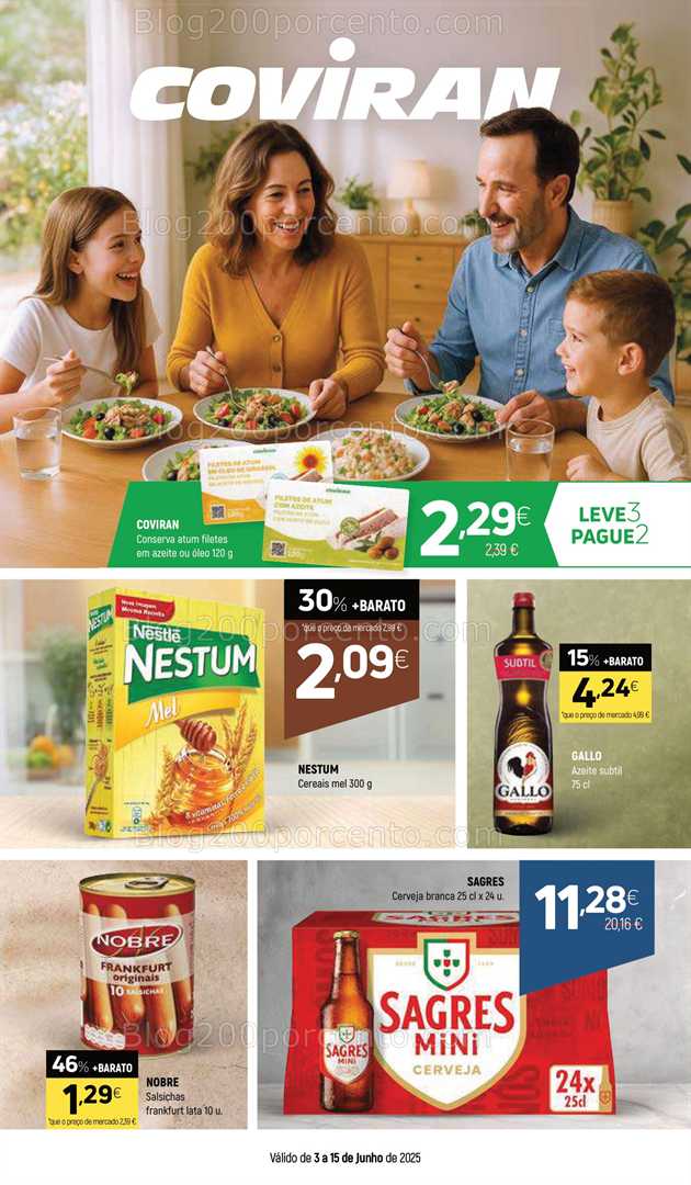 Antevisão Folheto COVIRAN Promoções de 3 a 15 junho all