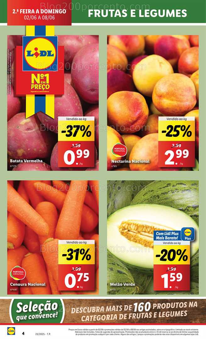Antevisão Folheto LIDL Promoções de 2 a 8 junho supermercado 2 junho