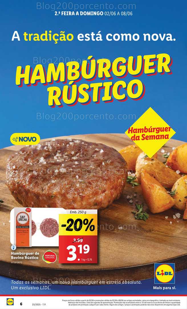 Antevisão Folheto LIDL Promoções de 2 a 8 junho supermercado 2 junho